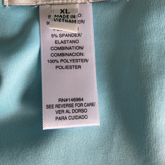 Robbie Bee Blue Sleeveless Maxi Dress Extra Large XL - Picture 5 of 6